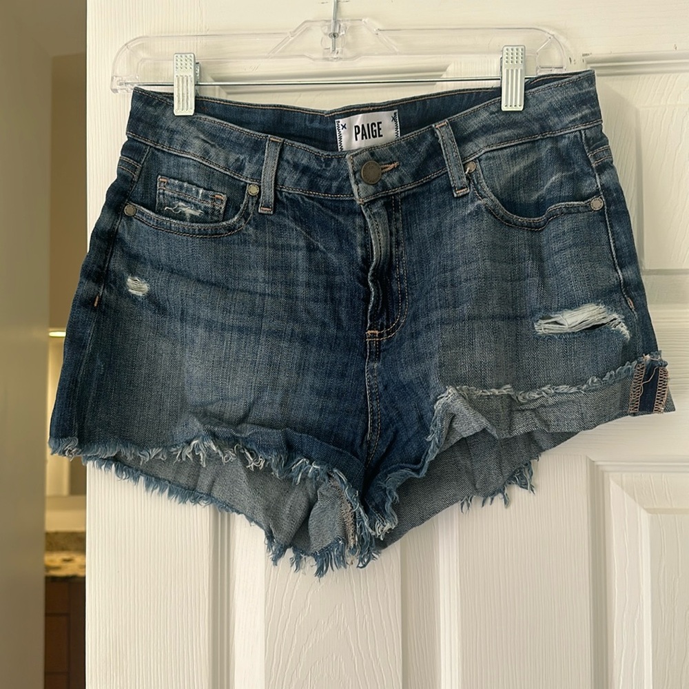 PAIGE denim jean shorts